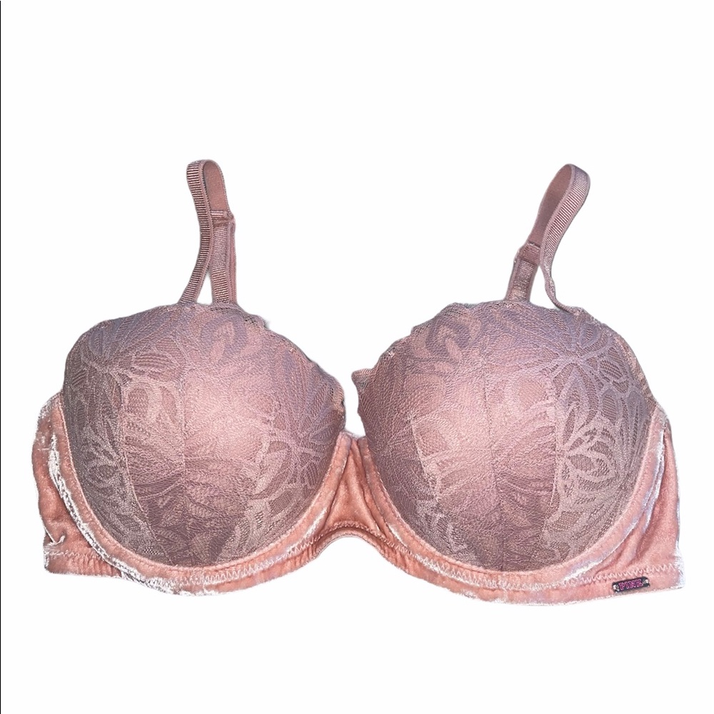 NWOT PINK date push-up bra